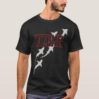 Camiseta Divisor De Tubarão Scuba, Cozumel Scuba, Com Tubar