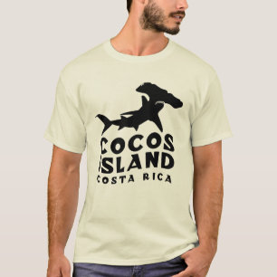 Camiseta Divisor de Tubarões na Costa Rica da Ilha Cocos
