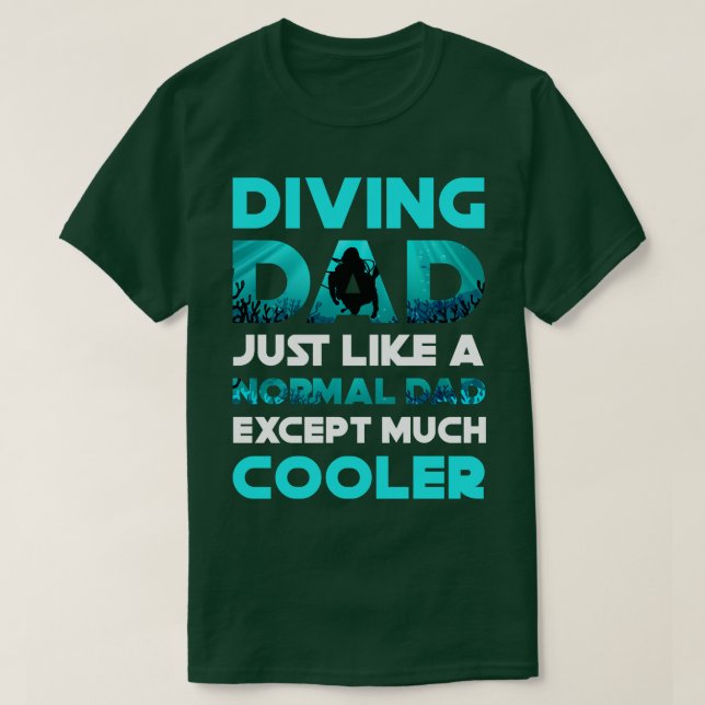 Camiseta Divisor Pai Scuba (Frente do Design)