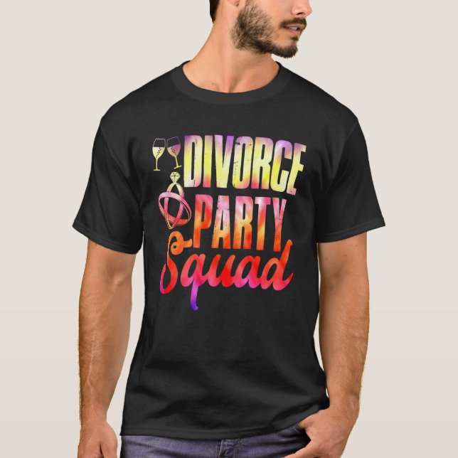 Camiseta Divorce Party Squad Happy Divorce Woman Ex wife (Frente)