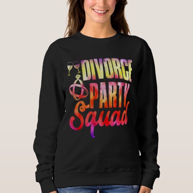 Camiseta Divorce Party Squad Happy Divorce Woman Ex wife (Frente)