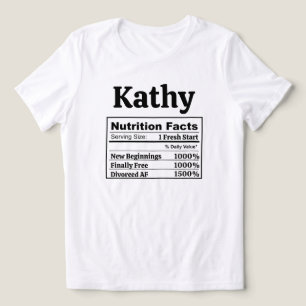 Camiseta Divorciada Divertida AF Novos Começos Humor de Div