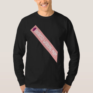 Camiseta Divorciado Trabalhando Mãe Memória Engraçado Citaç