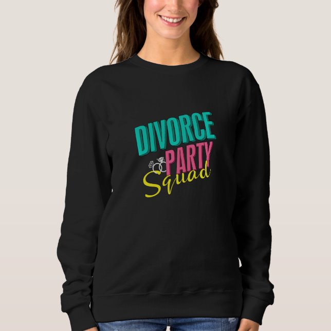 Camiseta Divorciar Divórcio Esquadrão Engraçado (Frente)