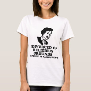 Camiseta Divórcio engraçado
