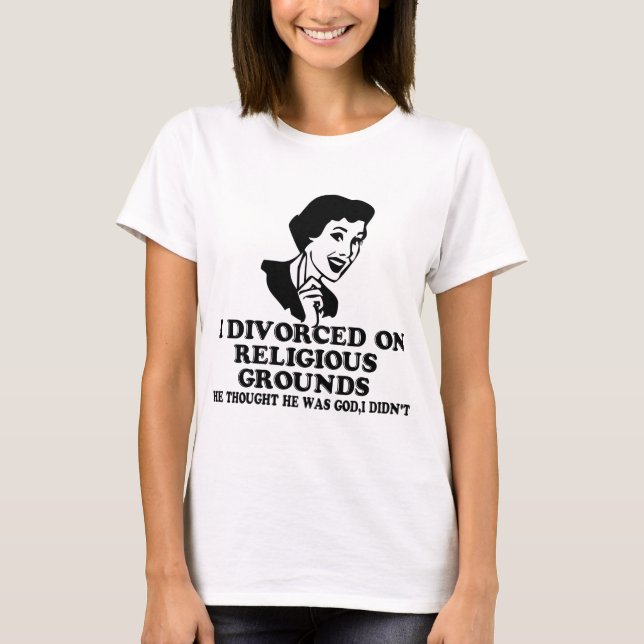 Camiseta Divórcio engraçado (Frente)