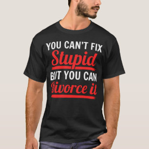 Camiseta Divórcio Engraçado Humor Quebra