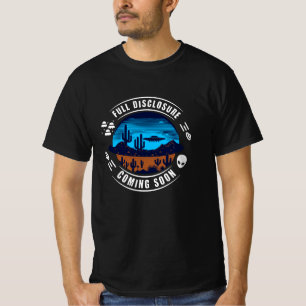 Camiseta Divulgação Total Em Breve   OVNI no Deserto