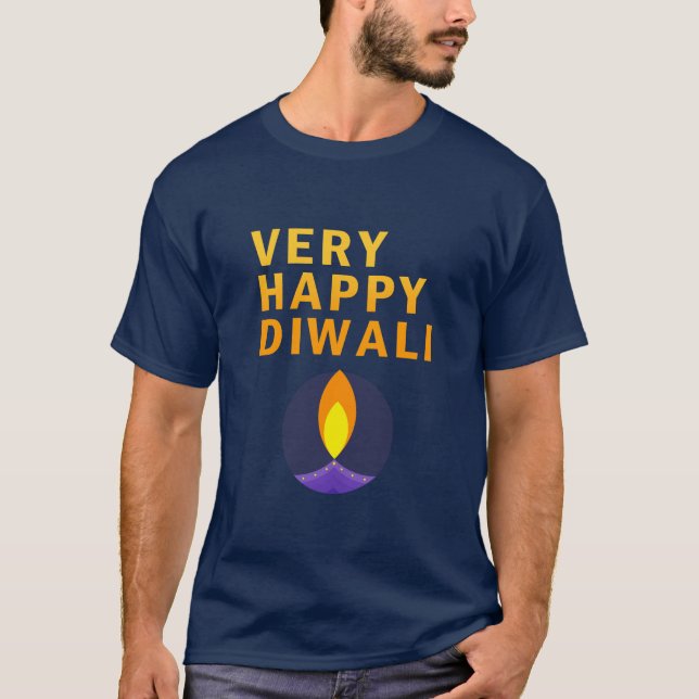 Camiseta Diwali Muito Feliz (Frente)