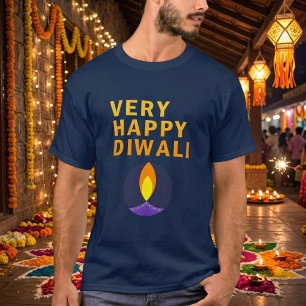 Camiseta Diwali Muito Feliz