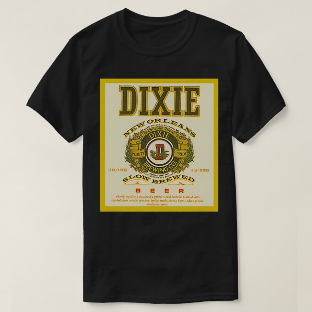Camiseta Dixie Slow Breed Dixie Beer T (Frente do Design)