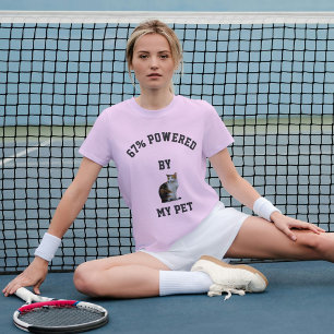 Camiseta DIY Moderno Tendência Amante de Gatos Mãe de Gato