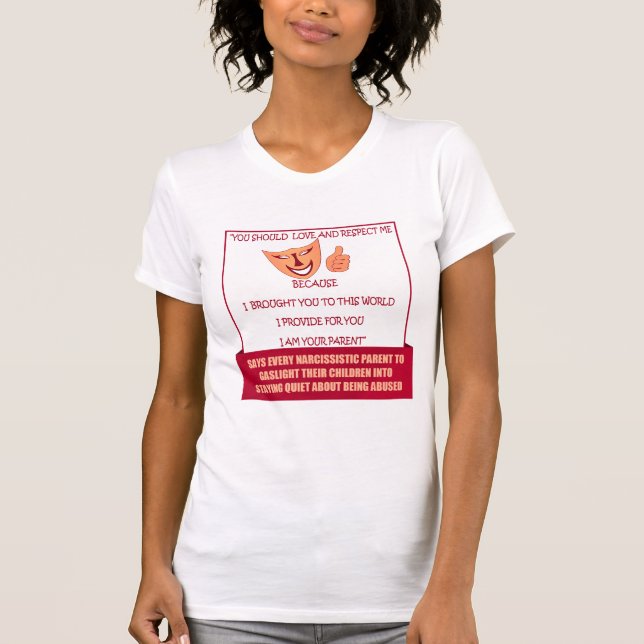 Camiseta Diz o Pai Narcisista (Frente)
