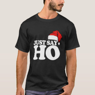 Camiseta Diz Que O Pai Natal É Engraçado, Fala "H"