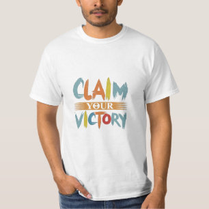 Camiseta diz sua vitória