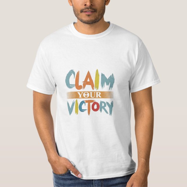 Camiseta diz sua vitória (Frente)