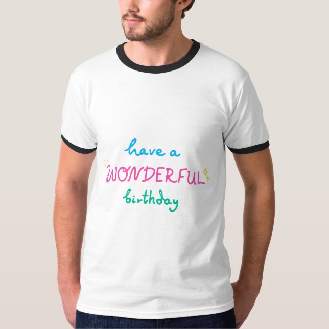 Camiseta Dizemos de Tipografia de Aniversário (Frente)