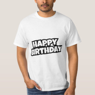 Camiseta Dizemos de Tipografia de Aniversário