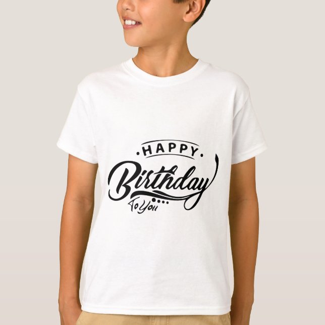 Camiseta Dizemos de Tipografia de Aniversário (Frente)