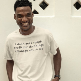 Camiseta Dizemos engraçados no local de trabalho Presente p