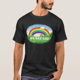 Camiseta Dizemos "Orgulho gay Parade Rainbow Florida"