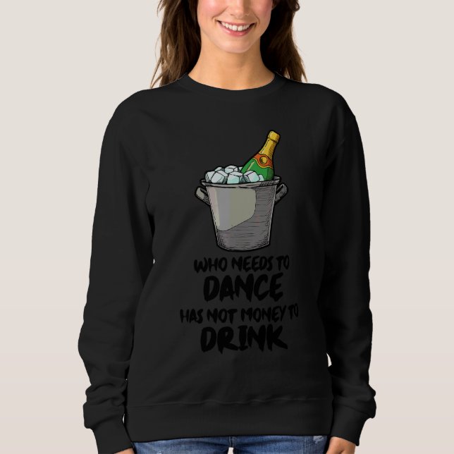 Camiseta Dizendo Bebendo Álcool Dançando Festa (Frente)