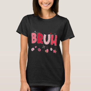 Camiseta Dizendo engraçado do meme Bruh Saudação Bro Adoles