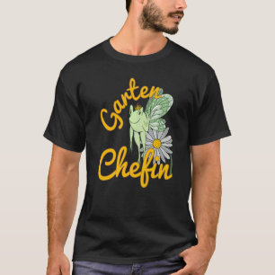 Camiseta Dizendo Jardim Chef de Cozinha do Jardim Sapo Elfo