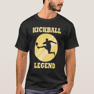 Camiseta Dizendo Kickball Jogando Bola