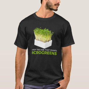 Camiseta Dizendo Microgreen Farmer Gardening Tee