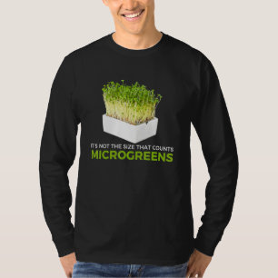 Camiseta Dizendo Microgreen Farmer Gardening Tee