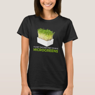Camiseta Dizendo Microgreen Farmer Gardening Tee