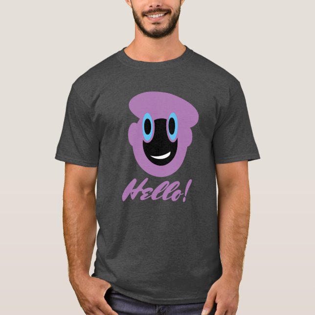 Camiseta Dizendo Olá (Frente)