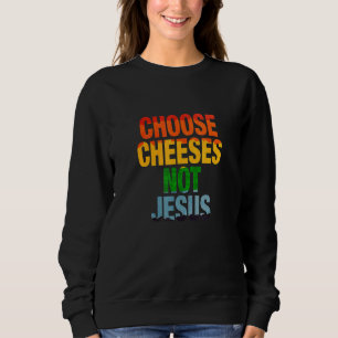 Camiseta Dizendo para Ateus ESCOLHAM QUEIJOS NÃO JESUS LG