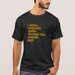 Camiseta Dizendo queijo Gouda Feta Cheddar Foodie