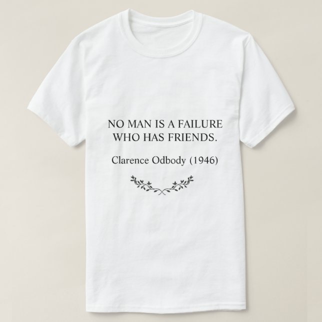 Camiseta Dizendo uma camisa-T de anjo masculino (Frente do Design)