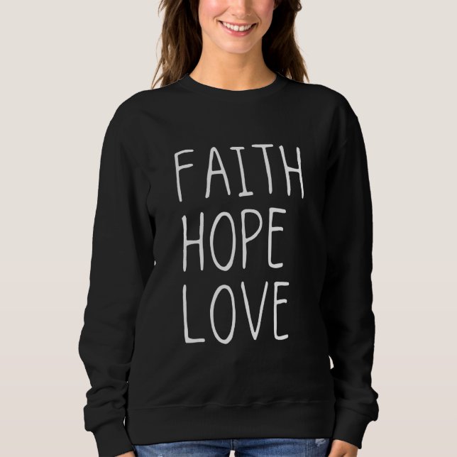 Camiseta Dizer Inspirado Fé Esperança Amor De Cristão JES (Frente)