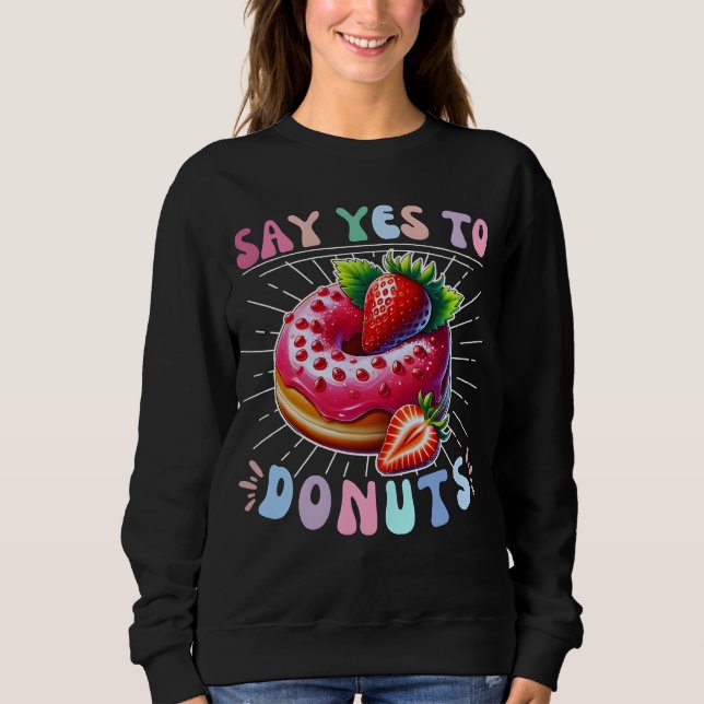 Camiseta dizer sim às rosquinhas (Frente)