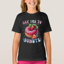 Camiseta dizer sim às rosquinhas