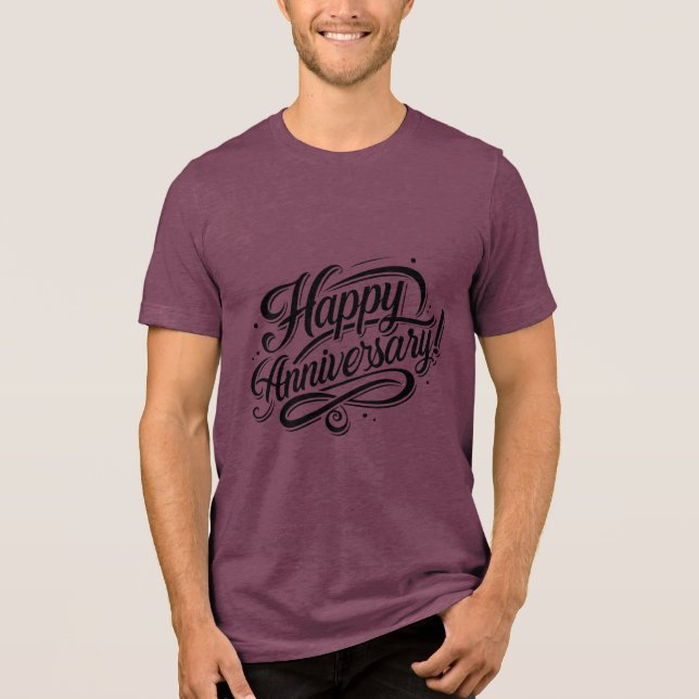 Camiseta Dizires de Tipografia de Aniversário (Frente)