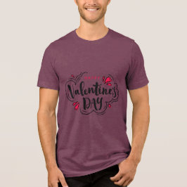 Camiseta Dizires de Tipografia do Dia dos Namorados