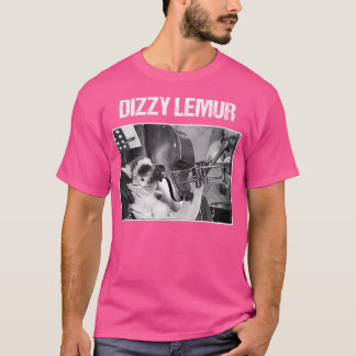 Camiseta Dizzy Lemur - Jazz Lemur Jogando Trompete