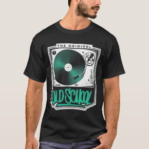 Camiseta Dj - A Velha Escola De Viagem Original Para O Vini