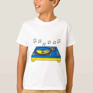 Camiseta Dj Bandeira Ucraniana Ucrânia Produtor Musical Mús