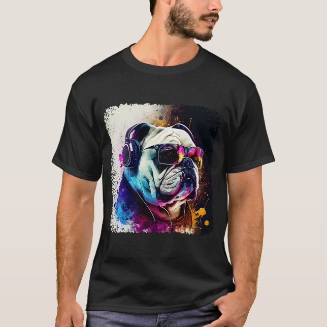 Camiseta DJ Bulldog (Frente)