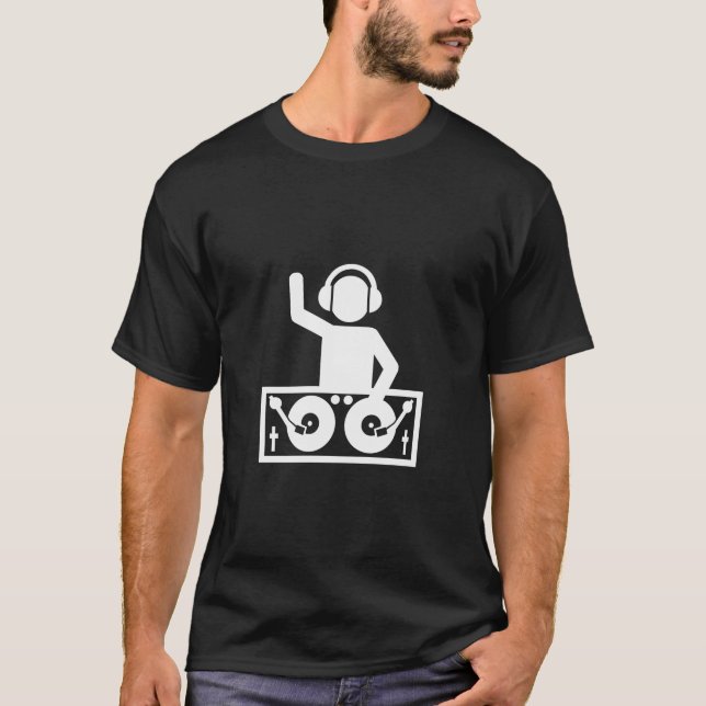 Camiseta Dj Com Turnos (Frente)