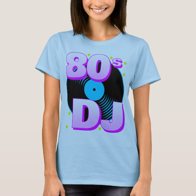 Camiseta DJ Corey Tiger 80s Retro (Frente)