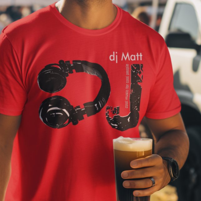 Camiseta DJ d.j. Music HeadPhone (Criador carregado)