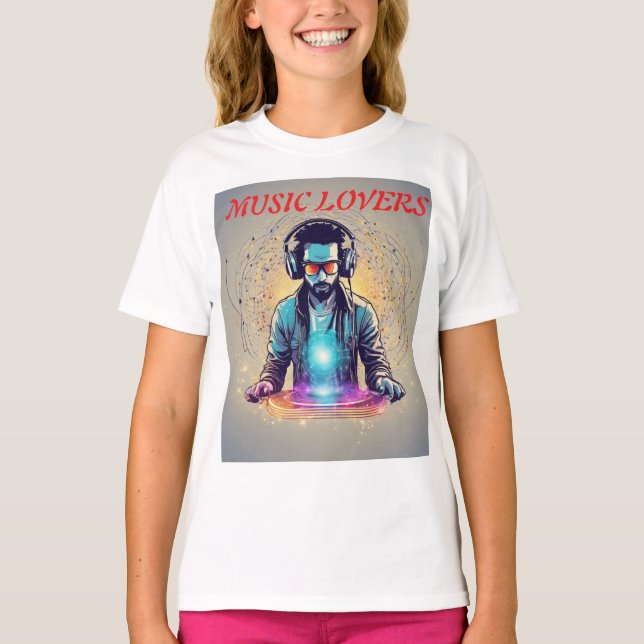 Camiseta 🎧 🌠 DJ das frequências 🌌 🎶 (Frente)