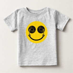 Camiseta DJ Disco Jockey de Rosto Sorridente